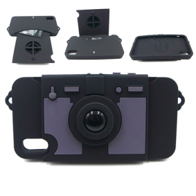 Futrola gumena Camera Pocket za Iphone X/Xs siva