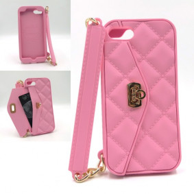 Futrola gumena Wallet za Iphone 7/8 4.7 roze