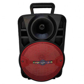 Bluetooth Karaoke zvucnik CH-812 sa mikrofonom crvena