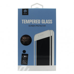 3D Curved Tempered Glass Devia za Iphone 8/7 bela