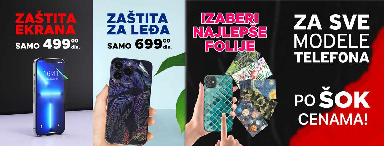 Akcija folije za telefon