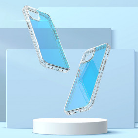 Futrola Hard Case Devia Bright Series za iphone 13 gradual plava