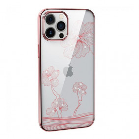 Futrola Hard Case Devia Crystal Flora za Iphone 13 Pro Rose Gold