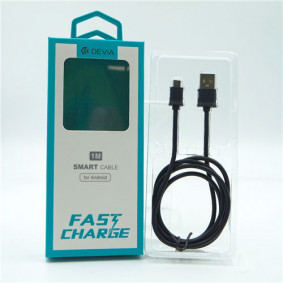 Devia smart cable fast charge Micro crna