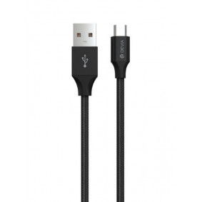 USB Devia Gracious Series Cable Micro 2.4A crna
