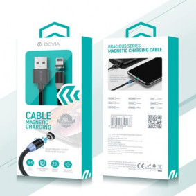 USB Devia Gracious Series Magnetic Cable Micro crna