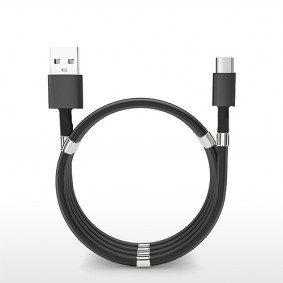 USB Data Cable Magnet Type C crna